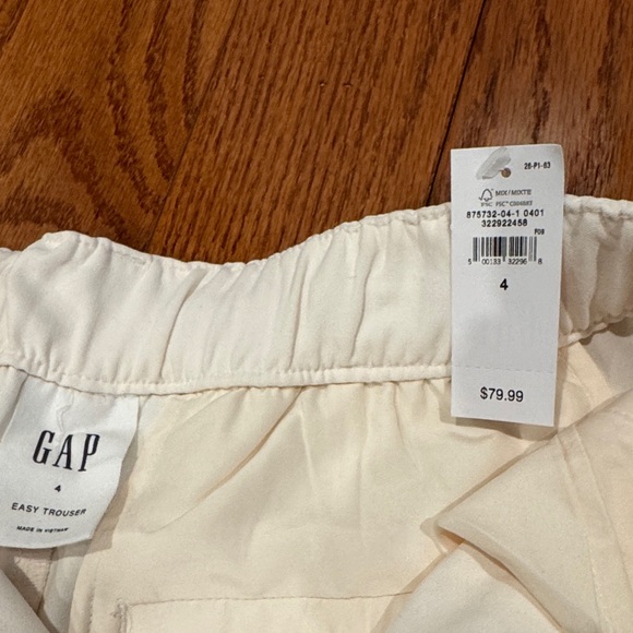NWT Gap Easy Pant Birch White Trousers Women's Pants size 4 - Picture 5 of 5
